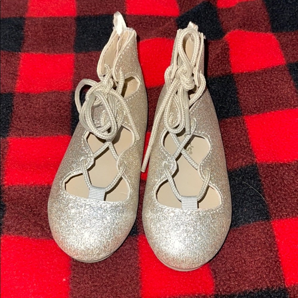 Carter’s Gold Glitter Shoes